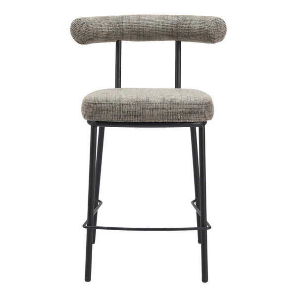 Kede Counter Stool Green Tweed