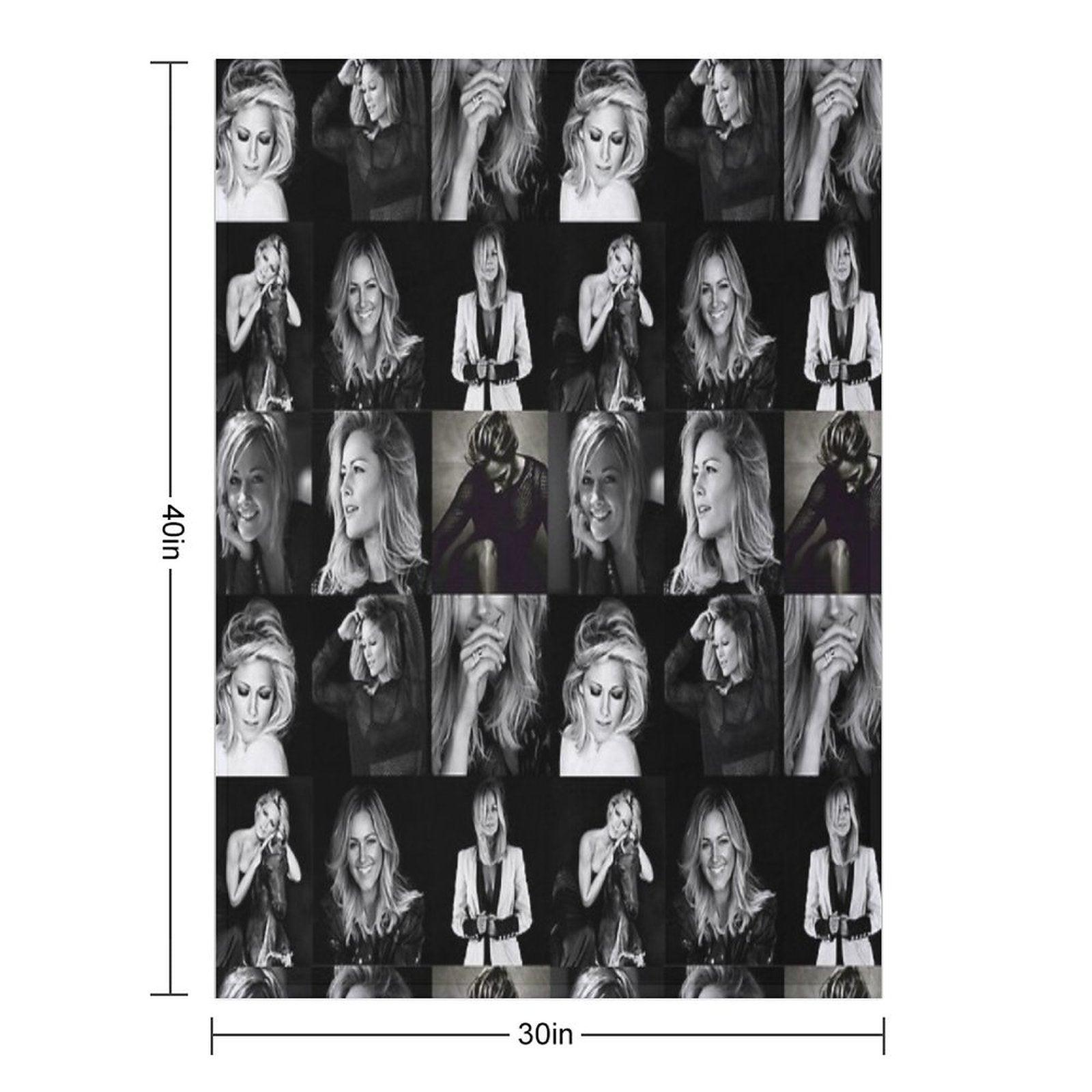 Helene Fischer Collage Throw Blanket