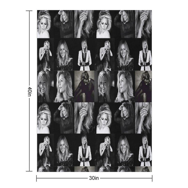 Helene Fischer Collage Throw Blanket