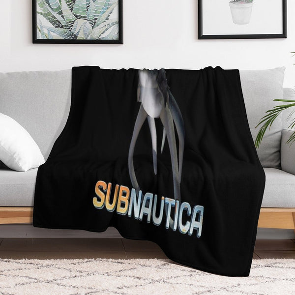 Subnautica - Cuddlefish Velvety-soft Throw Blanket
