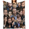 David Tennant Photo Collage Quick-dry Throw Blanket