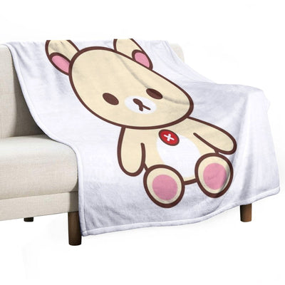 Rilakkuma Korilakkuma__ Quick-dry Throw Blanket