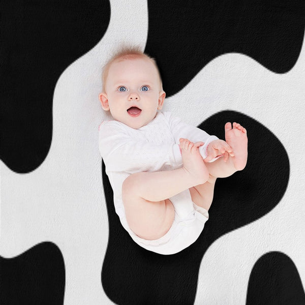 Cow Print Velvety-soft Throw Blanket