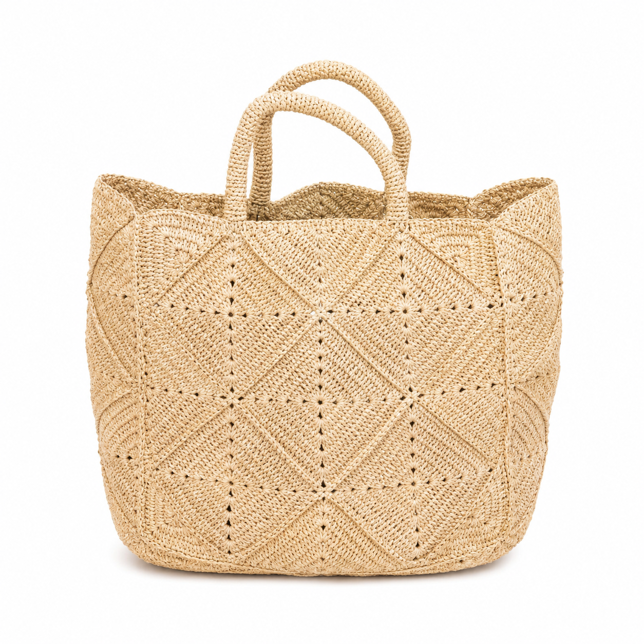 Nico Raffia Tote Bag