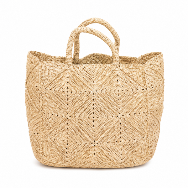 Nico Raffia Tote Bag