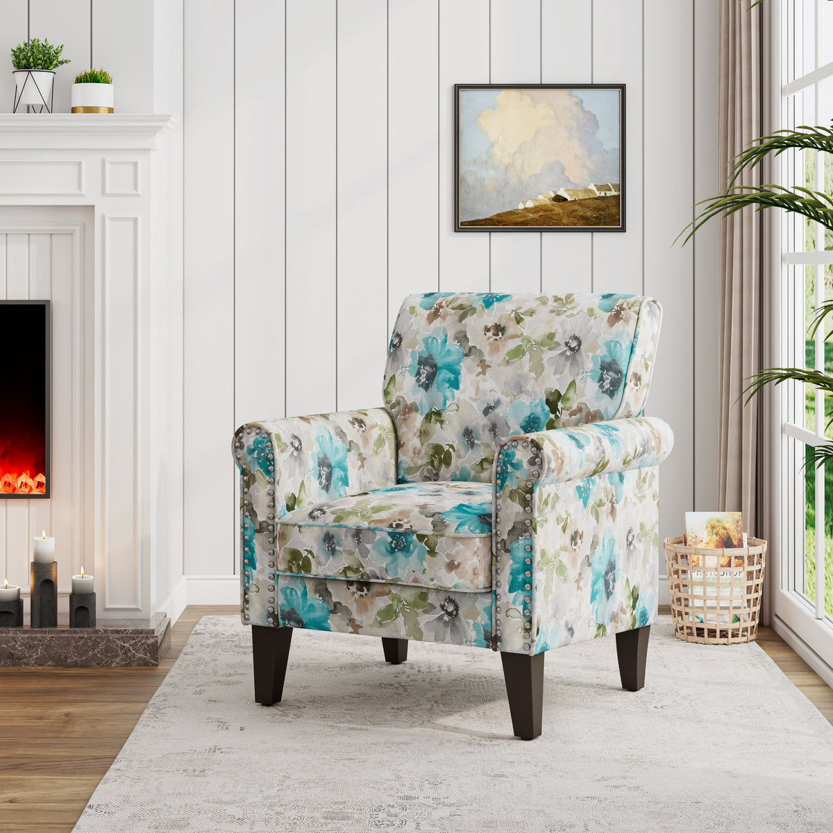 Barnet Accent Chair in Pastel