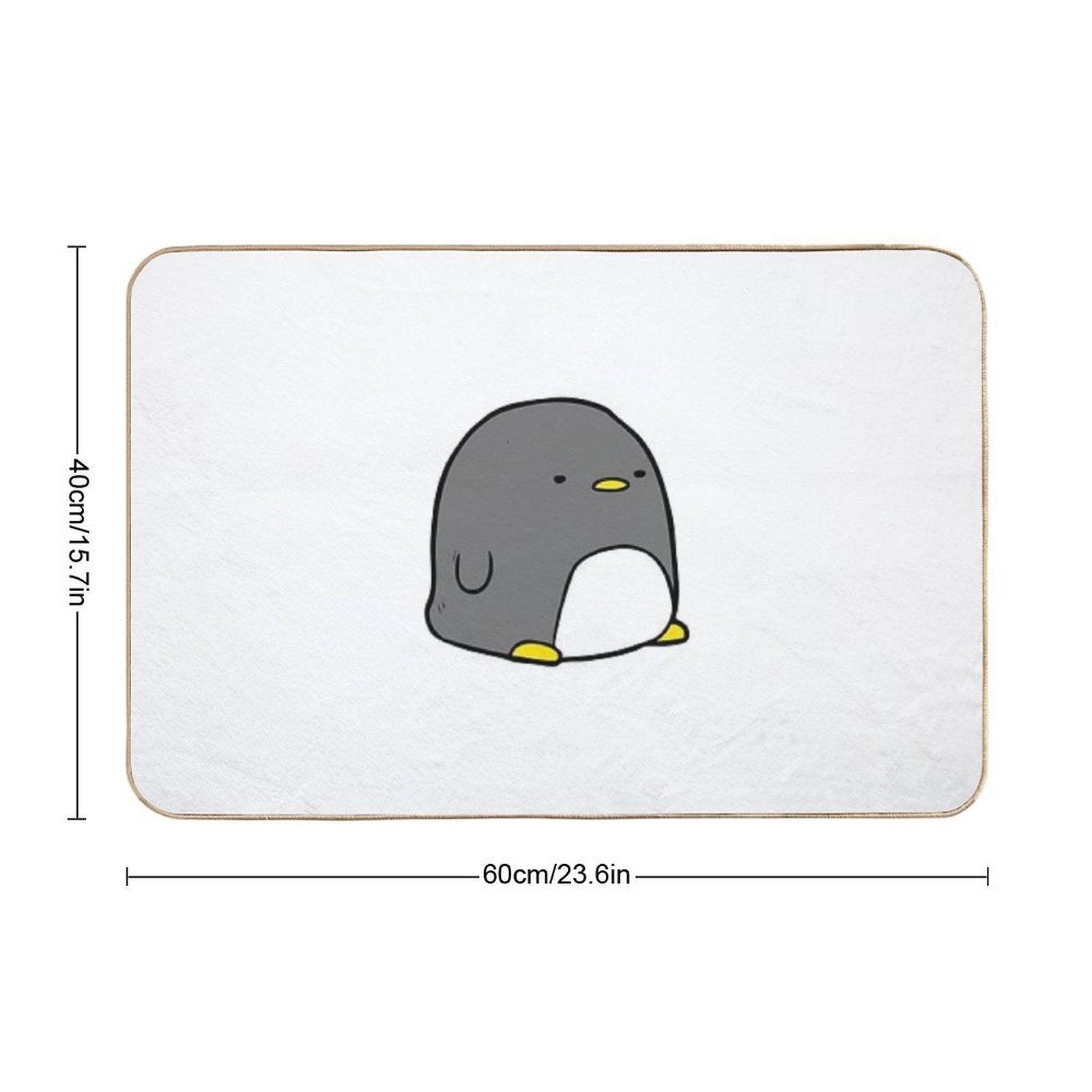 Cute Cuddly Penguin Bath Mat