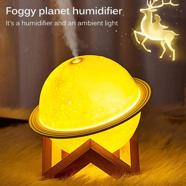 Moon Lamp Humidifier - 3D LED Night Light & Air Wellness GOODSPHORIA.COM