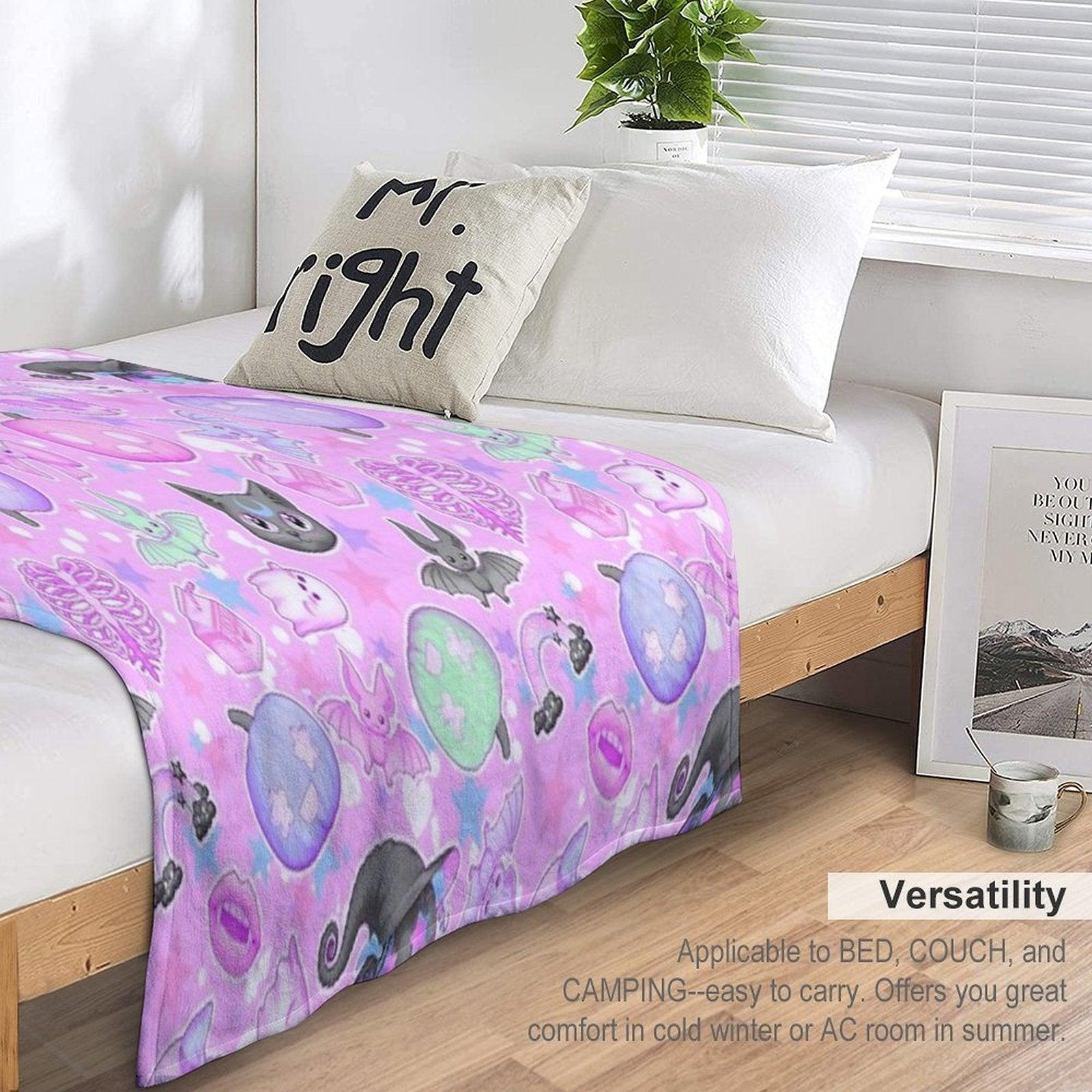 Halloween All Year Throw Blanket