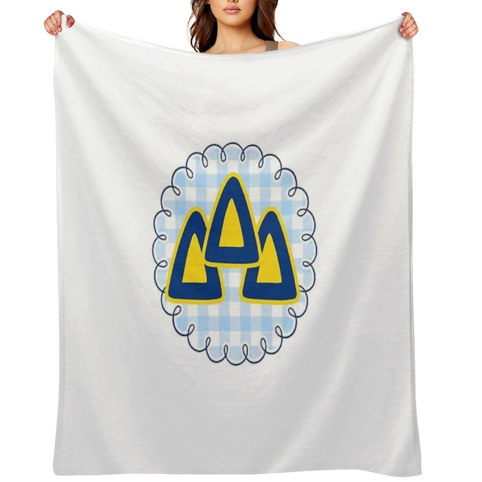 Delta Delta Delta Throw Blanket