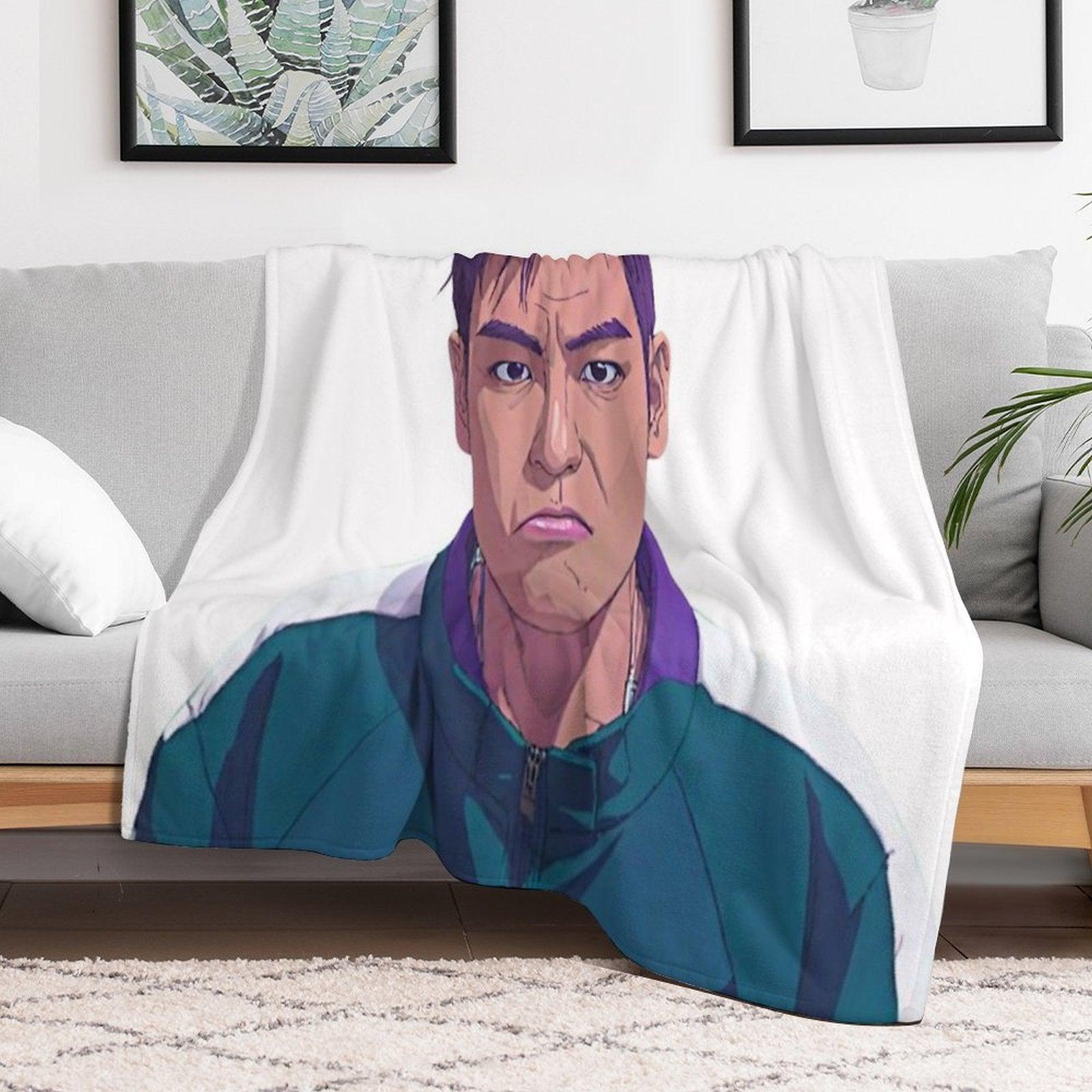 Thanos Player 230 Squid Game Throw Blanket