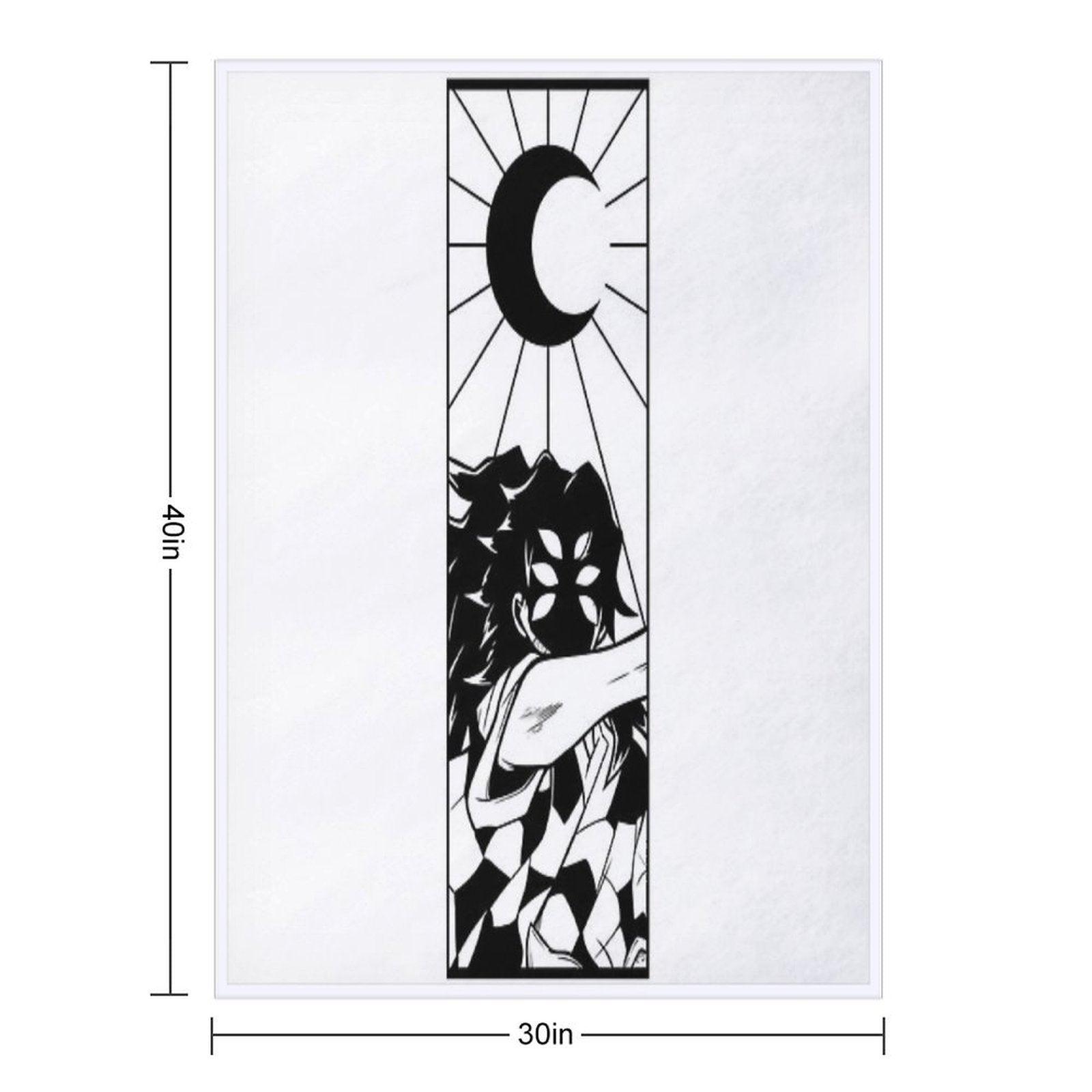 The Upper Moon One Throw Blanket
