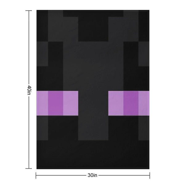 ENDERMAN Machine-washable Throw Blanket