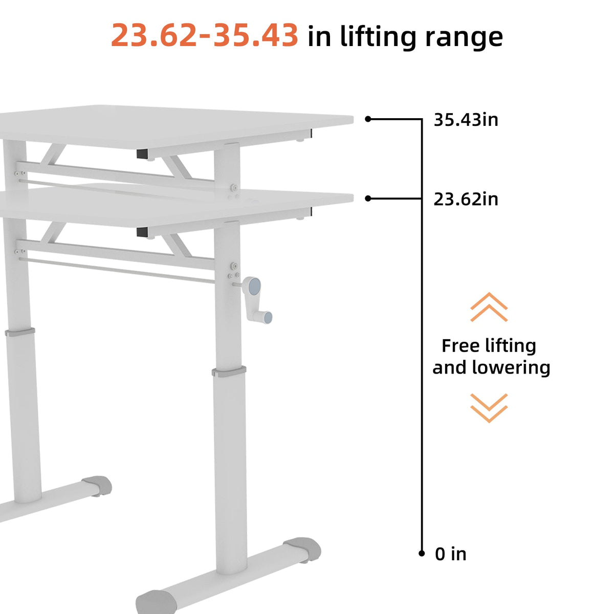 Adjustable Study Desk: Height-Adjustable & Multifunctional