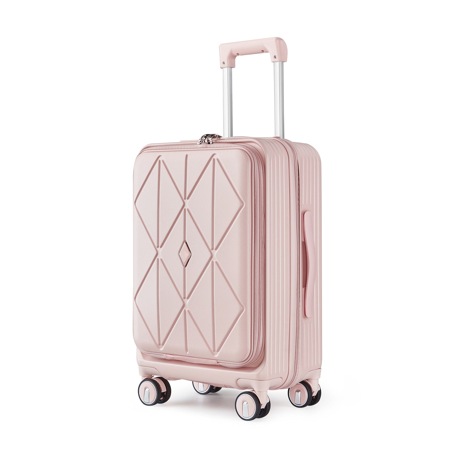 Luggage Sets 3 Piece(20/24/28), Expandable Carry On Luggage with TSA Lock Airline Approved, 100% PC Hard Shell and Lightweight Suitcase with Front Pocket and Spinner Wheels