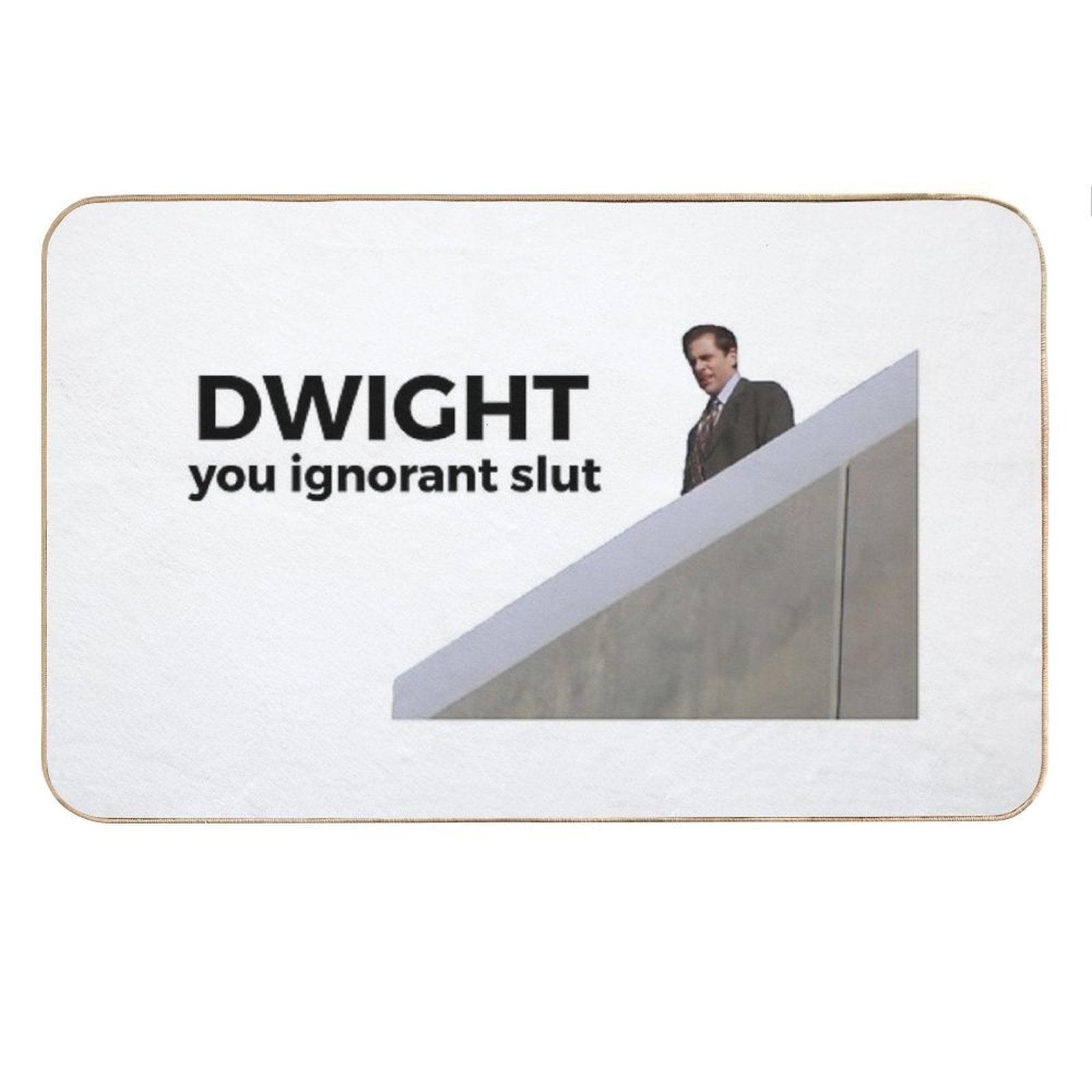 Dwight, You Ignorant Slut - The Office (U.S.) Bath Mat