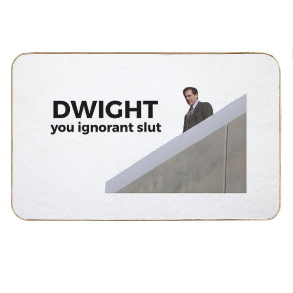 Dwight, You Ignorant Slut - The Office (U.S.) Bath Mat