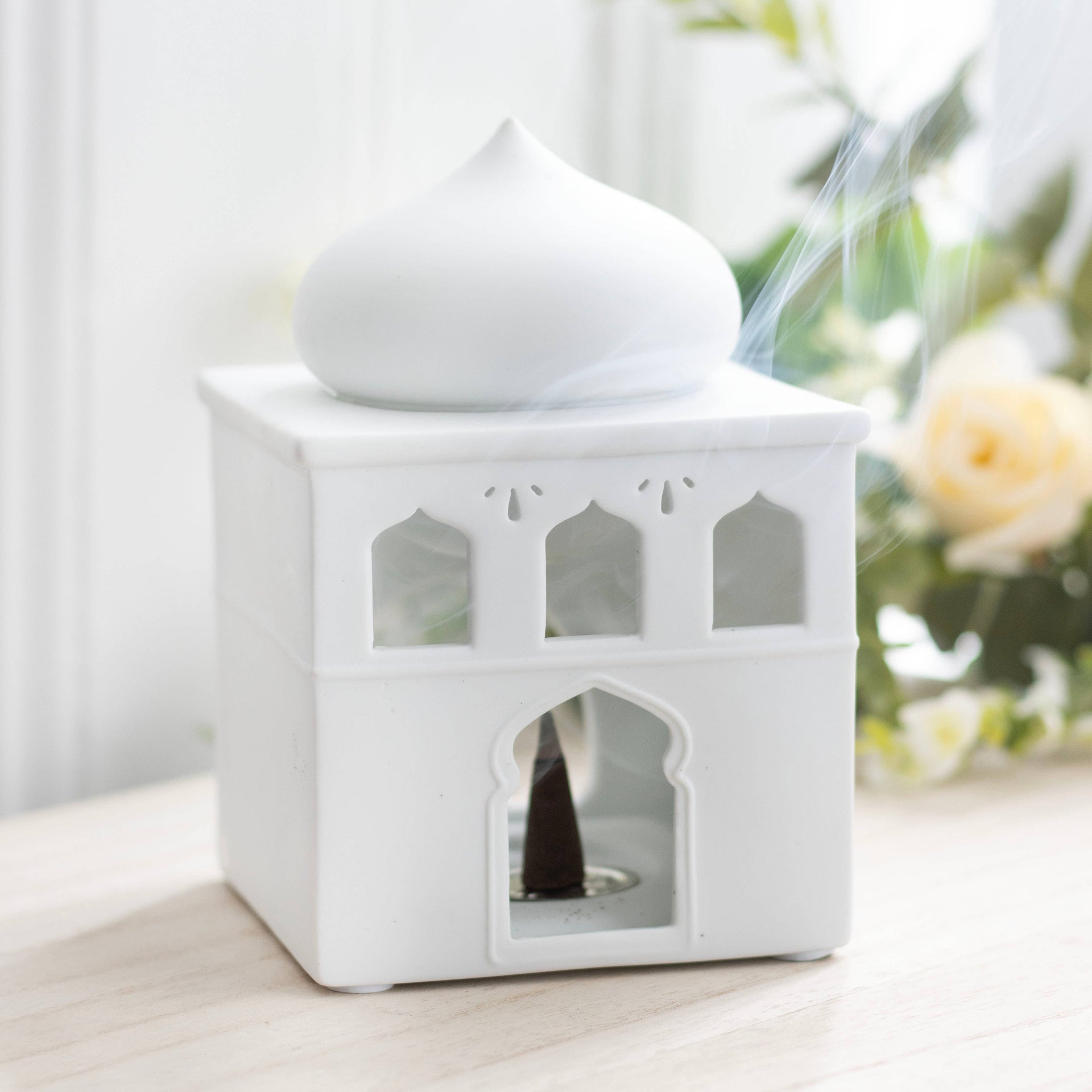 Mosque Tealight Wax Warmer and Incense Cone Holder