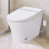 1/1.28 GPF Smart Compact Dual Flush Tankless Toilet Bidet Combo With Self-Cleaning Nozzle And Foot Sensor Flush (SAK58021)