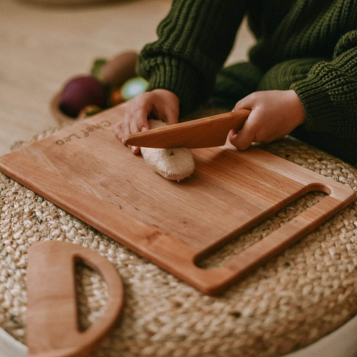 Safe Cutting Board and Knives