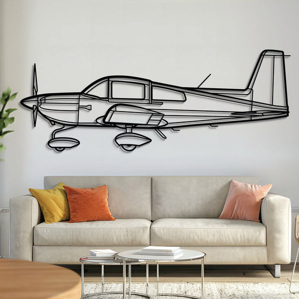 AG-5B Tiger Metal Aircraft Wall Art - NCP0023