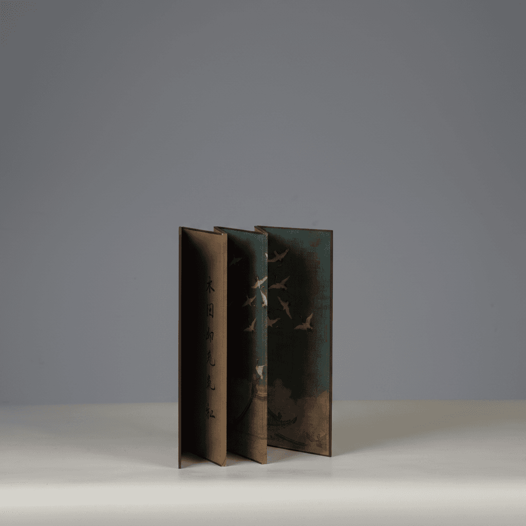 Japanese Imperial Byōbu Folding Screen | Double-Sided 