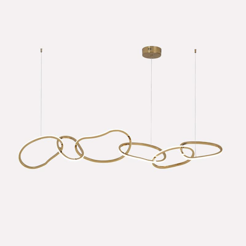 Modern Oval Chandelier Iluminating