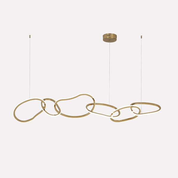 Modern Oval Chandelier Iluminating