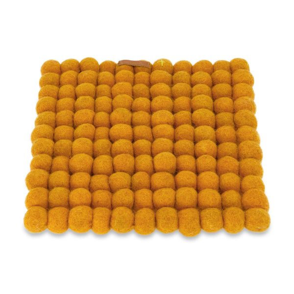 Square Ball Trivet - Orange