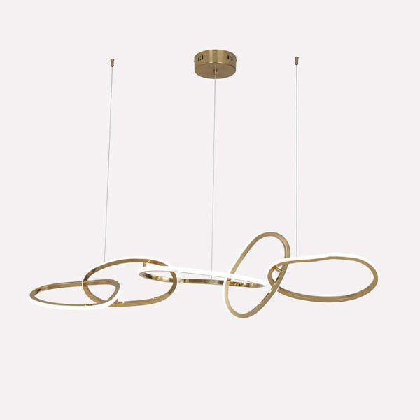 Modern Oval Chandelier Iluminating