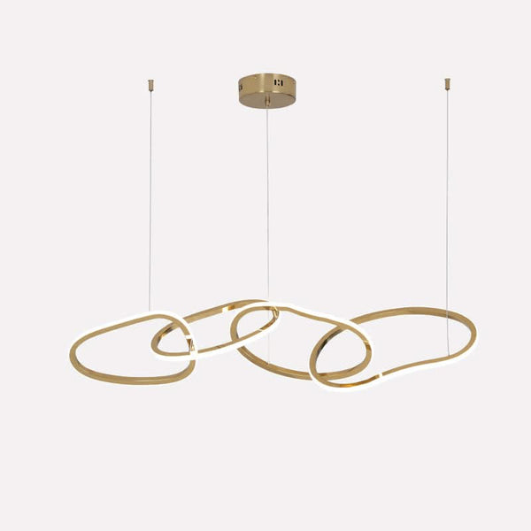 Modern Oval Chandelier Iluminating