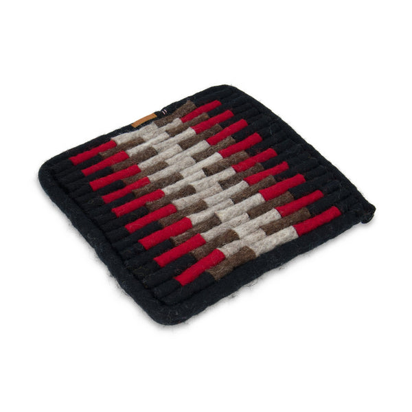 Square Dori Trivet - Red