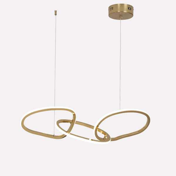 Modern Oval Chandelier Iluminating