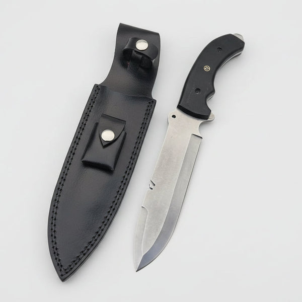 Spear Point Bowie Knife D2 Steel G10 Micarta