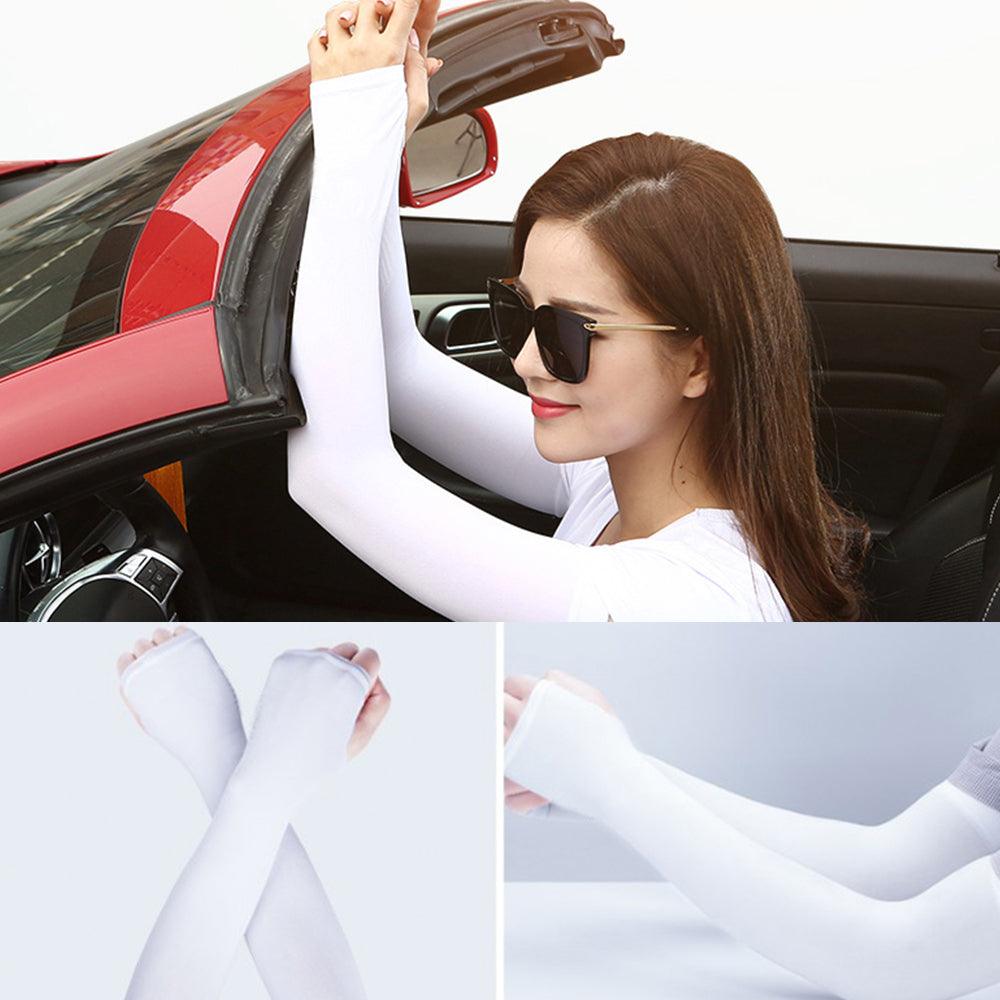 1 Pairs Arm Sleeves Warmers Sports Sleeve Sun UV Protection Hand Cover Cooling Warmer Running Fishing Cycling Sunscreen Sun Protection Arm Sleeves For Men  Women Arm Cover For Cycling Outdoor Sports