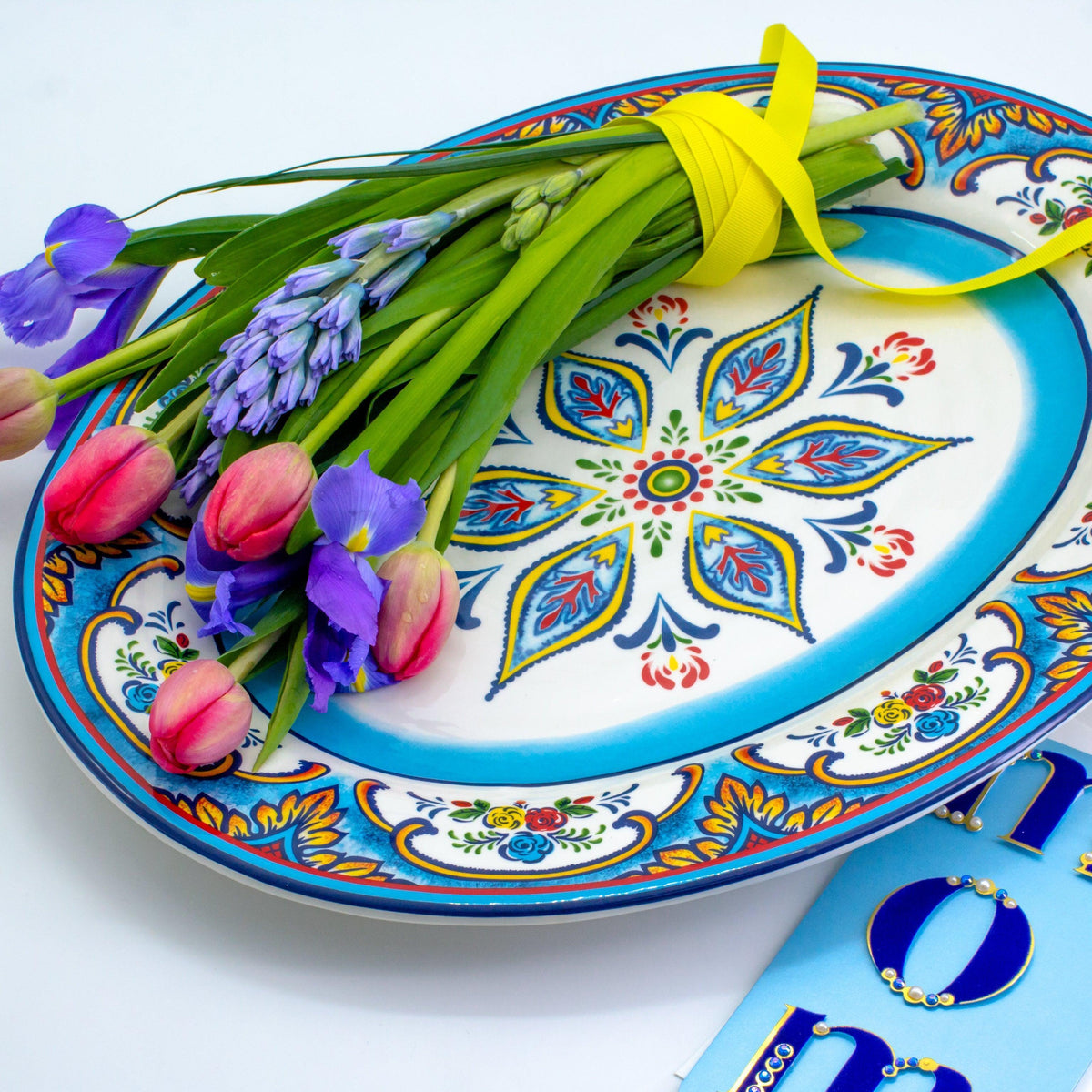 Zanzibar 18''  Large Oval Serving Platter
