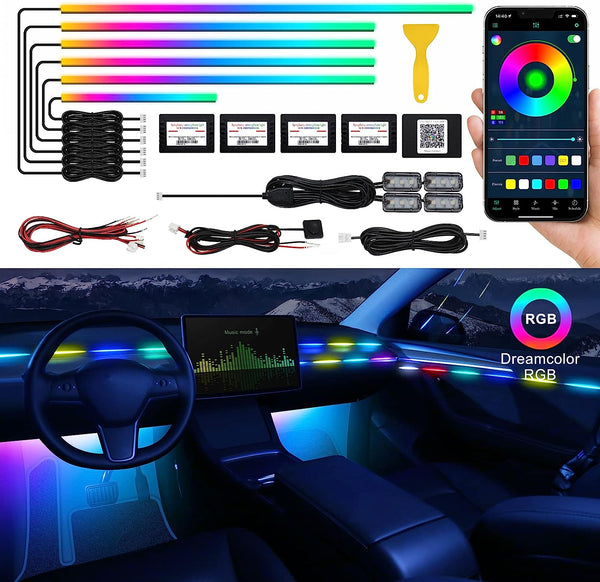 LuxeGlow Elite – Premium Interior Ambient Lighting Kit