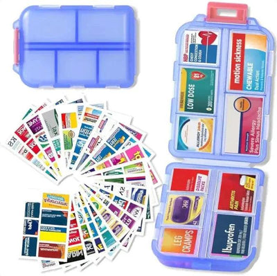 10 Grids Pill Organize Storage