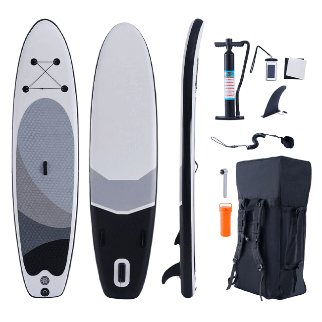 10' Inflatable Blow Up SUP Paddle Board W/ Carrying Bag & Pump (SAK43678)