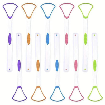 10-Pack: 100% BPA Free Tongue Scrapers