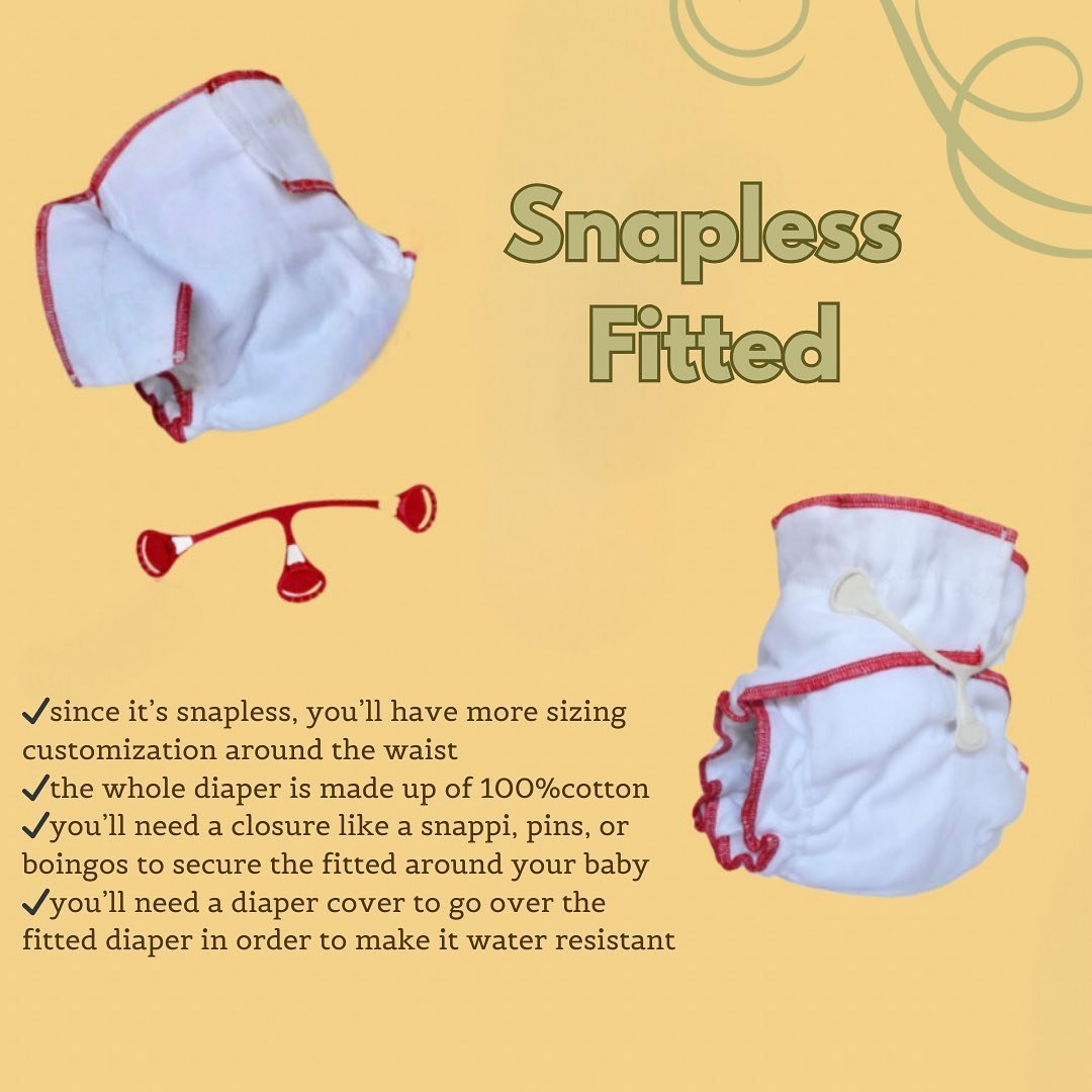 Cloth Diaper Fitted | Cotton without Snaps