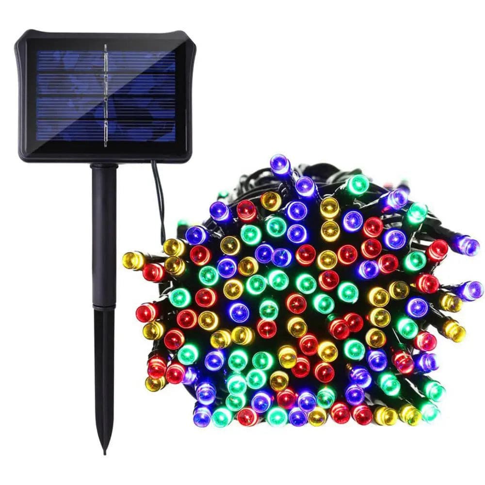 100 LED Solar String Light – Multicolor Outdoor Fairy Lights