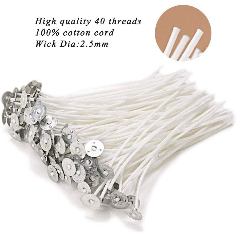 100-Piece: EricX Light Cotton Candle Wick 6