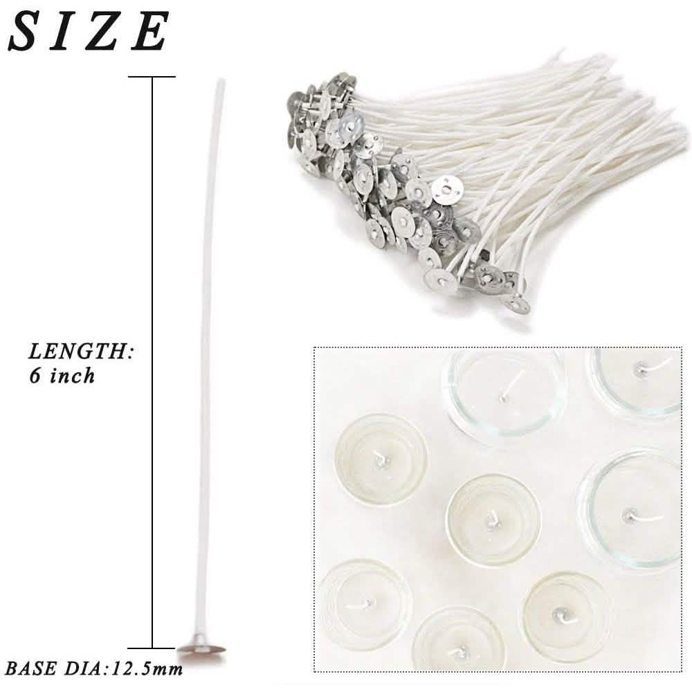 100-Piece: EricX Light Cotton Candle Wick 6