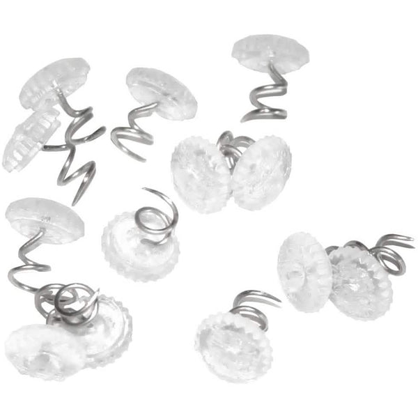 100-Piece: Transparent Head Twist Needle