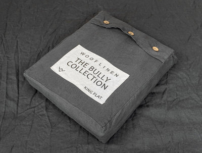 Stonewashed French Linen Flat Sheet Throw