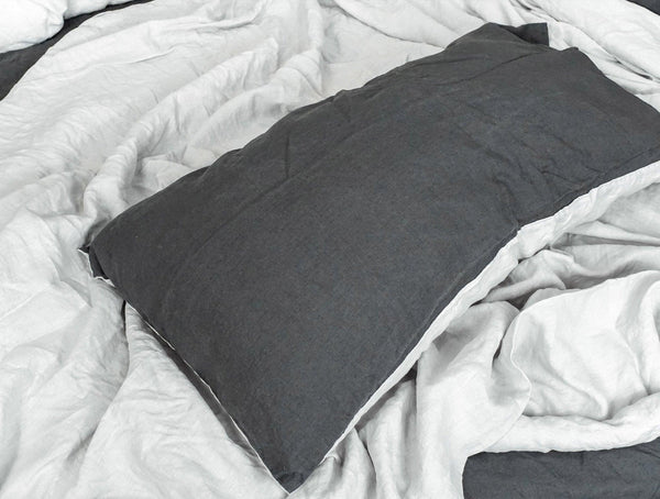 Stonewashed French Linen Flat Sheet Throw