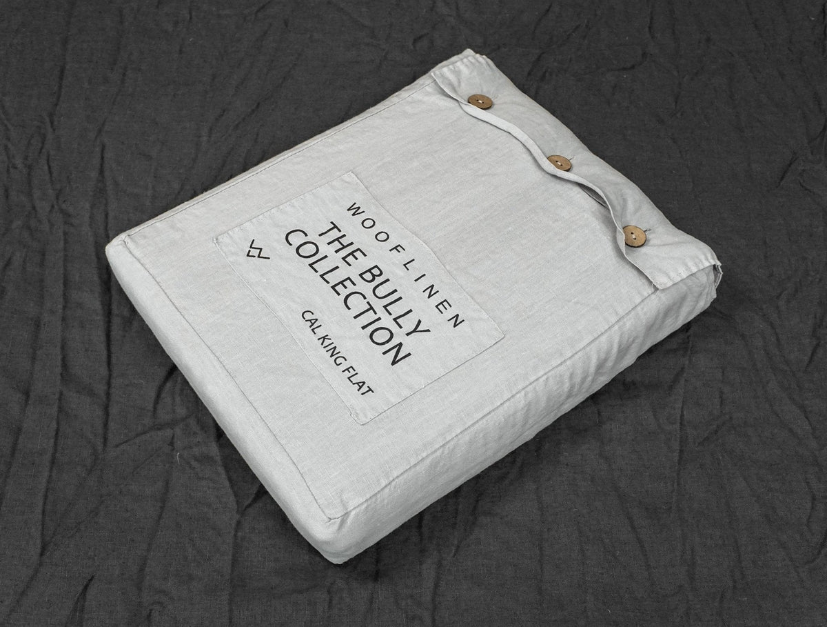 Stonewashed French Linen Flat Sheet Throw
