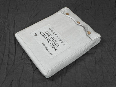 Stonewashed French Linen Flat Sheet Throw