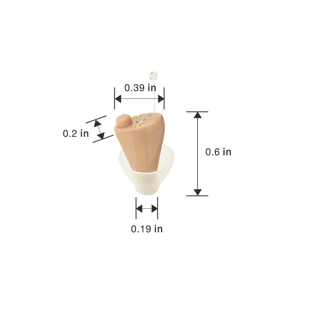 CHOSGO SmartR Smallest Rechargeable OTC Hearing Aids with AI Noise Reduction